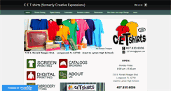 Desktop Screenshot of cetshirts.com